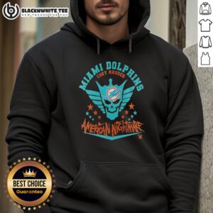 Alternative view of Top Miami Dolphins Cody Rhodes American Nightmare T-Shirt