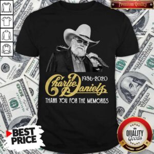 Charlie Daniels 1936 2020 Thank You For The Memories Shirt