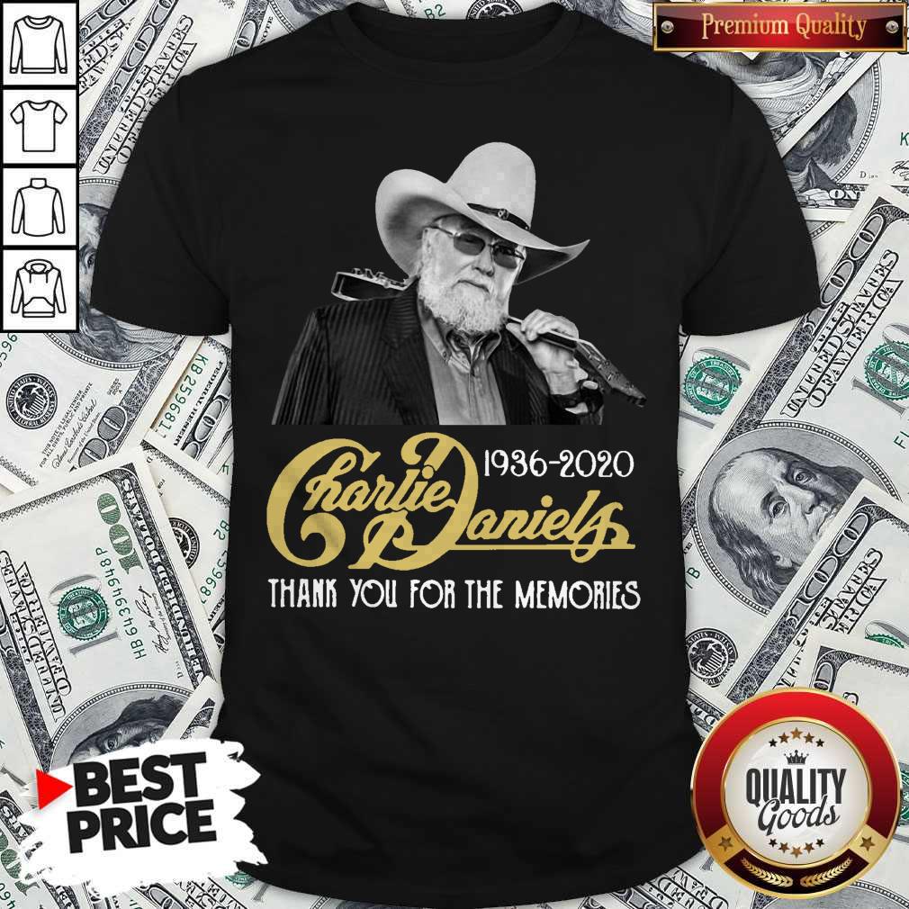 Charlie Daniels 1936 2020 Thank You For The Memories Shirt