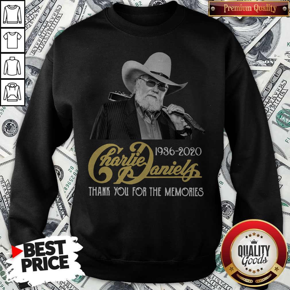 Charlie Daniels 1936 2020 Thank You For The Memories Shirt - Image 5