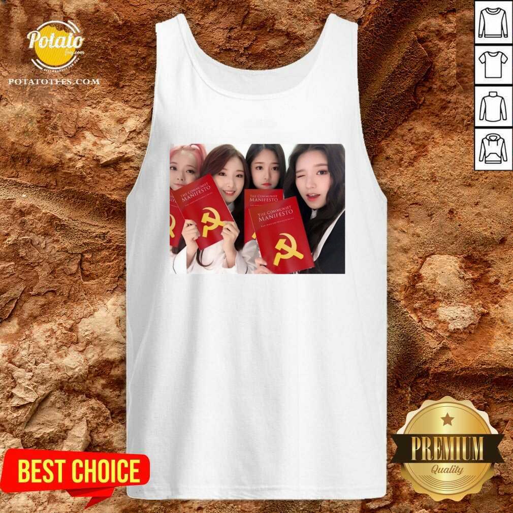 Pretty Loona Girl Group The Communist Manifesto T-Shirt - Image 4