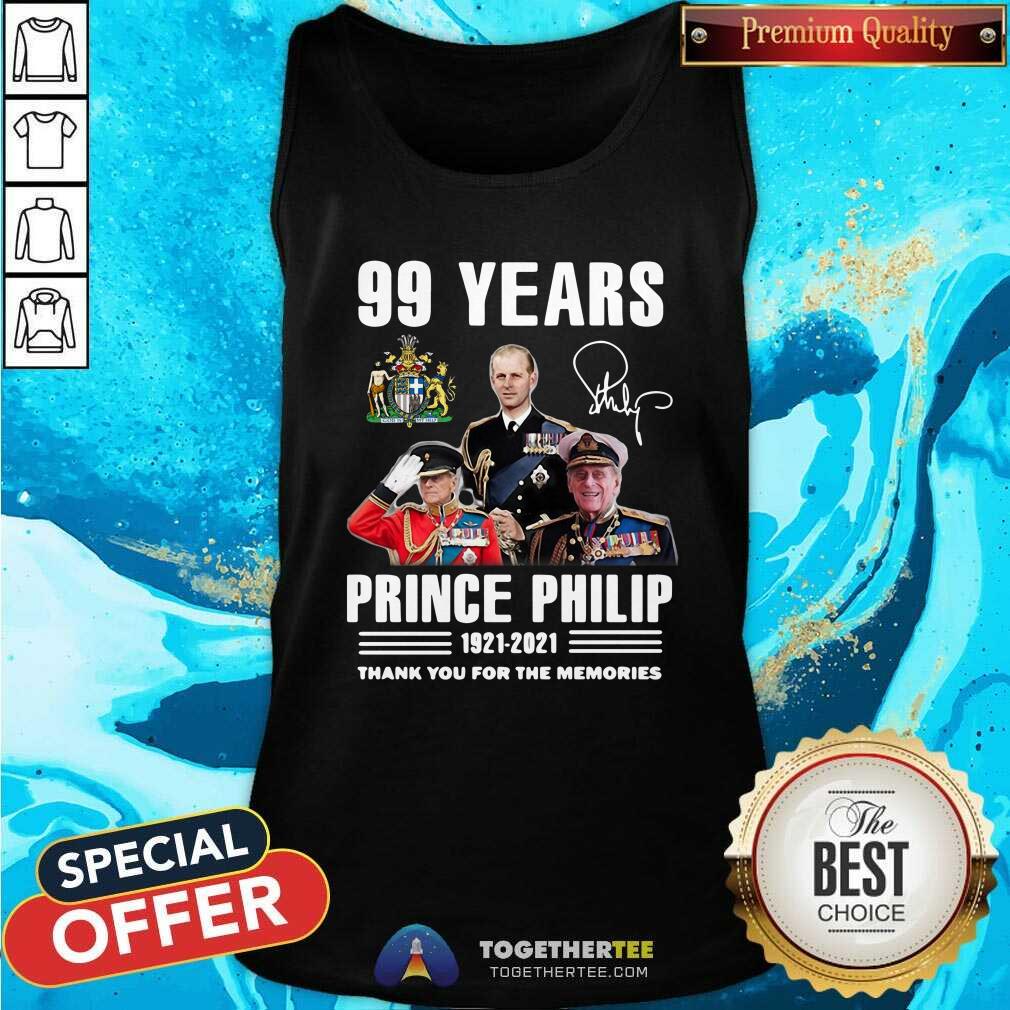 Grateful 99 Years Prince Philip 1921 2021 Signature Shirt - Image 4