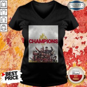 Alternative view of Liverpool FC Premier League Champions Shirt