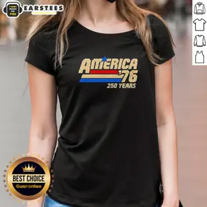 Alternative view of Official America 76 250 Years United States Of America Independence Day Shirt