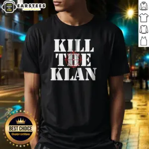 Premium Kill The Klan Anti Racism Crosshair Target Graphic Statement Shirt
