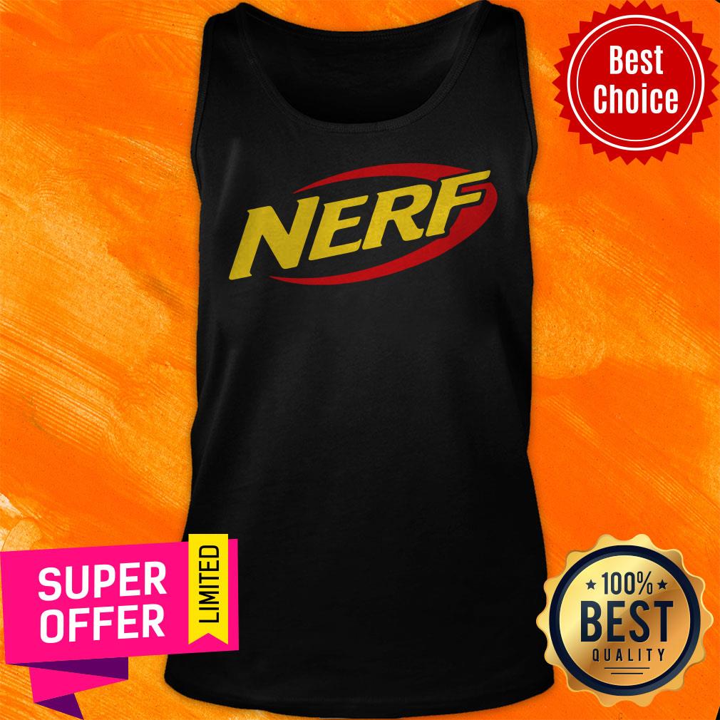 Official Neck Gaiter Nerf War Nerf Logo Shirt - Image 5