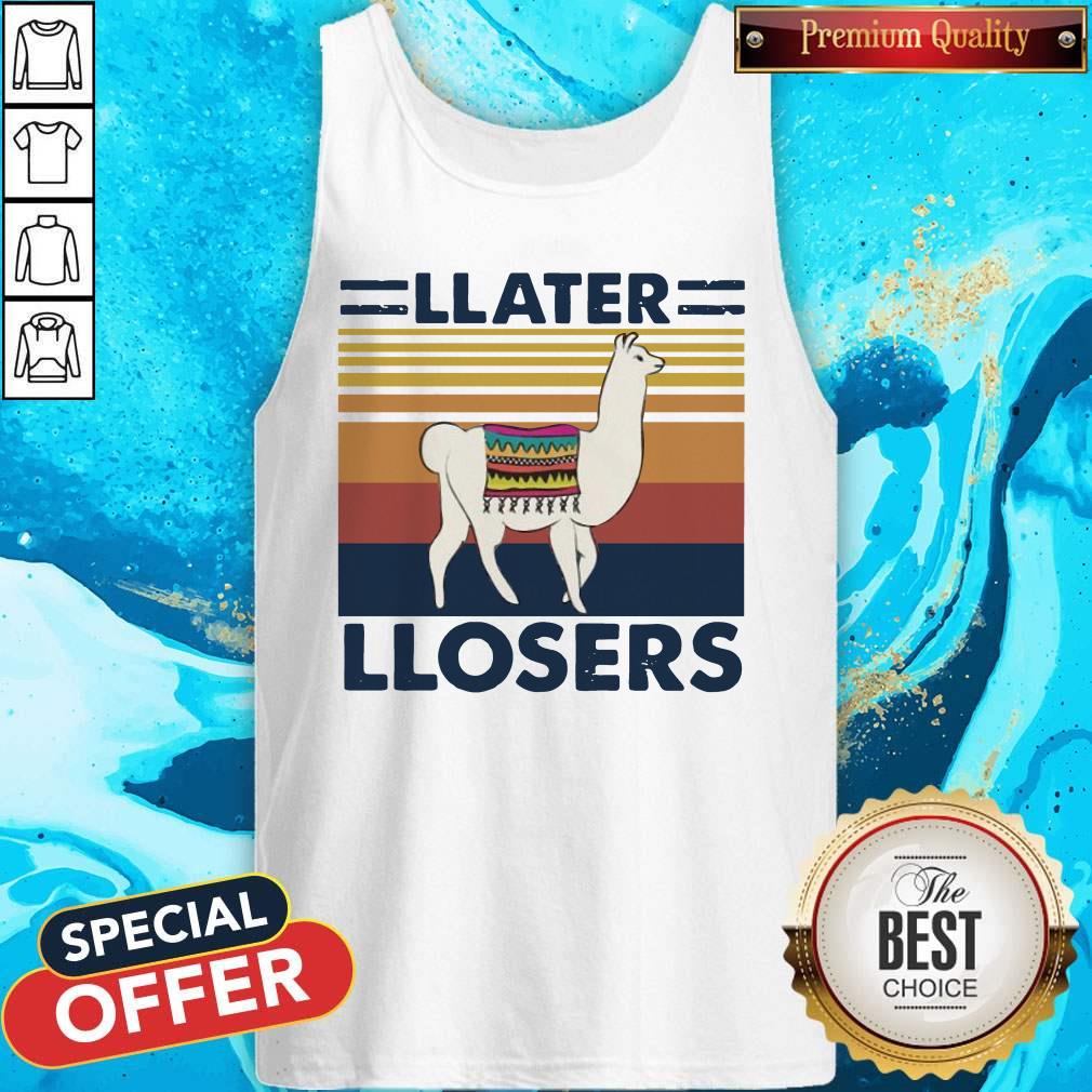 Official Llater Llosers Vintage Shirt - Image 4