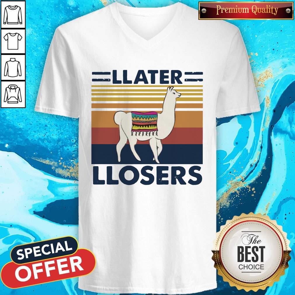 Official Llater Llosers Vintage Shirt - Image 3