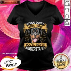 Alternative view of Nice If You Don’t Have You’ll Never Understand Rottweiler Shirt