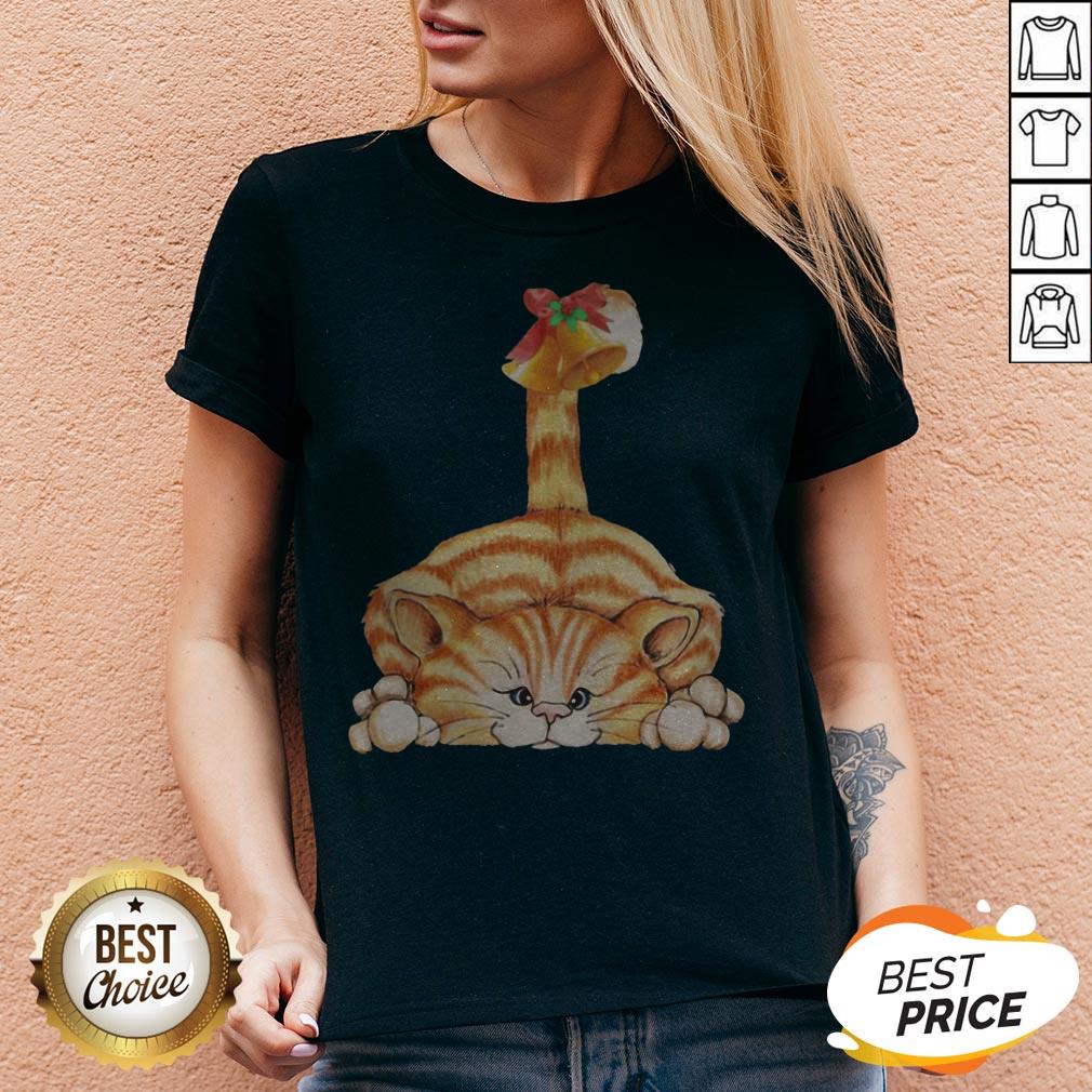 Top The Christmas In Cat Bell Shirt - Image 4