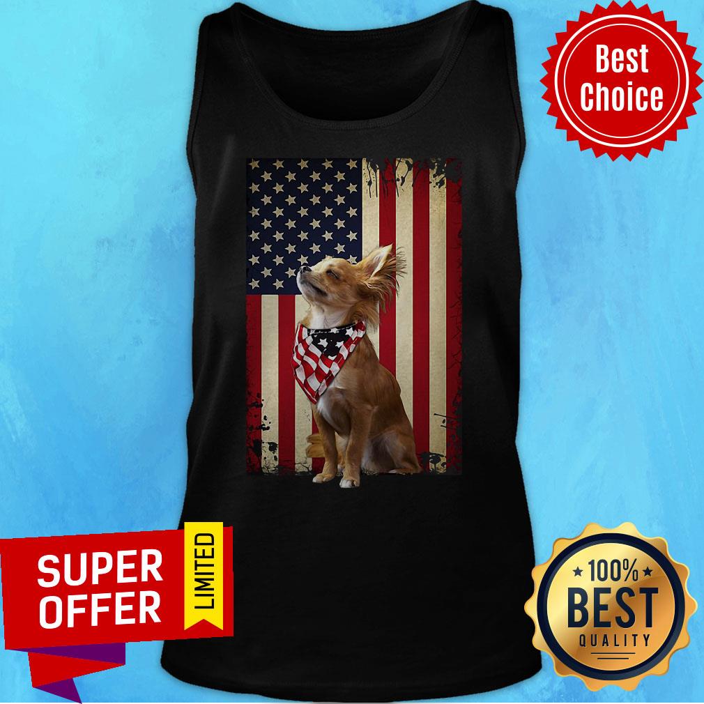 Nice American Flag Chihuahua Proud Shirt - Image 4