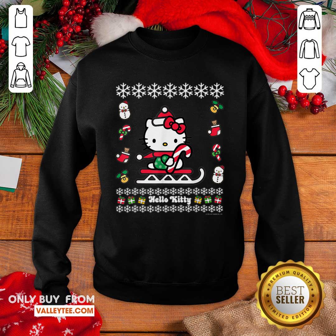 Awesome Hello Kitty Ugly Christmas Shirt - Image 2