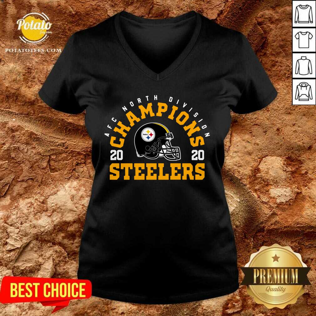Official Afc North Division Champions 2020 Pittsburgh Steelers Shirt - Image 2