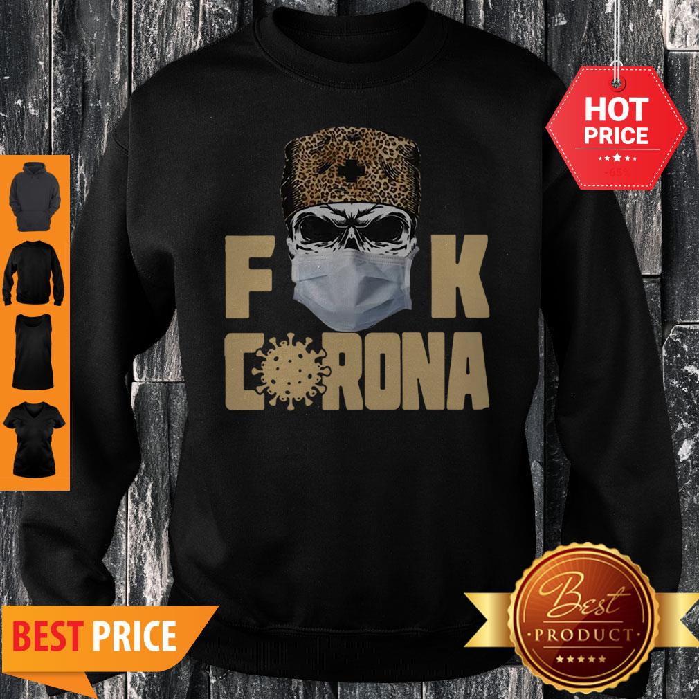 Official Leopard Skull Fuck Corona Shirt - Image 5