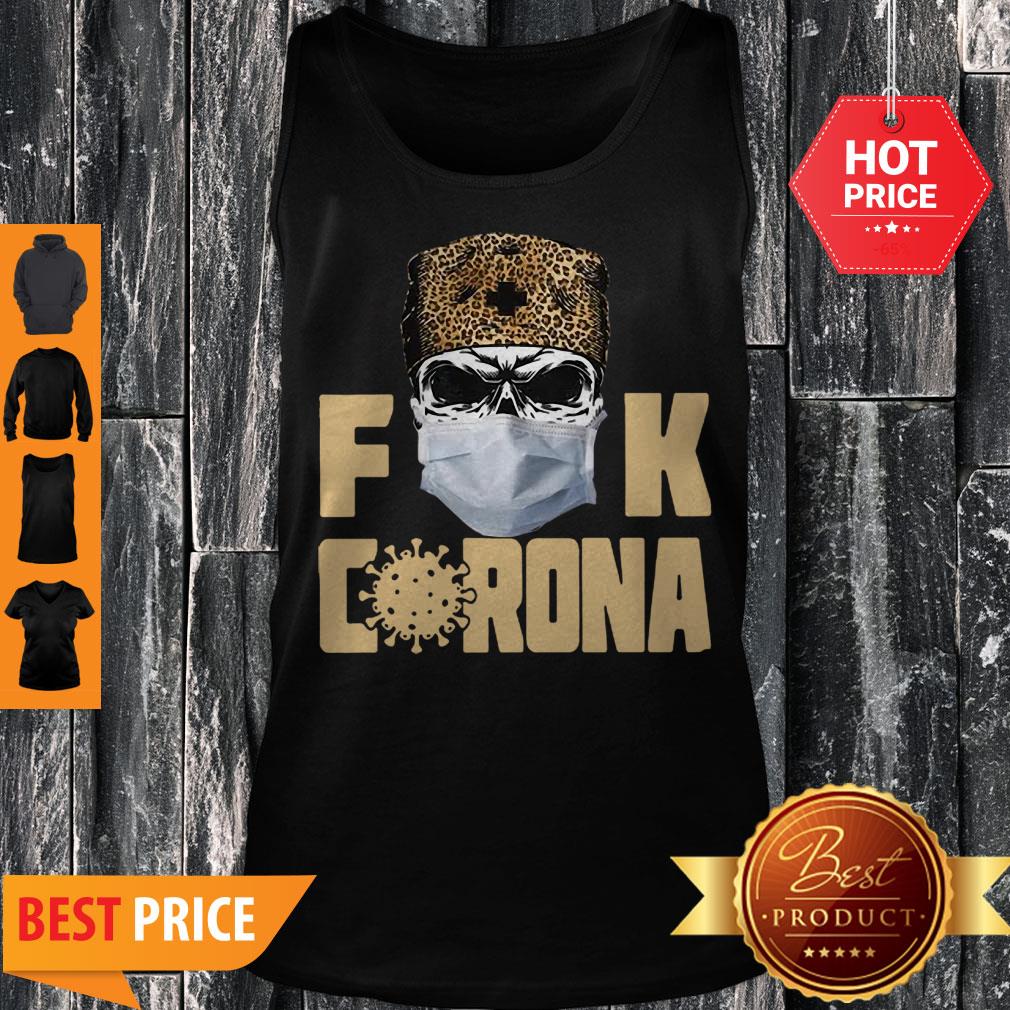 Official Leopard Skull Fuck Corona Shirt - Image 4