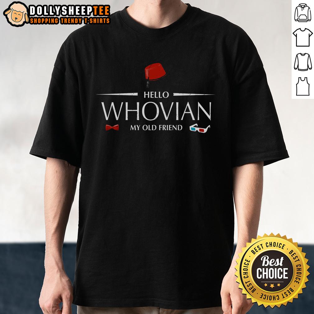 Official Hello Whovian My Old Friend T-Shirt