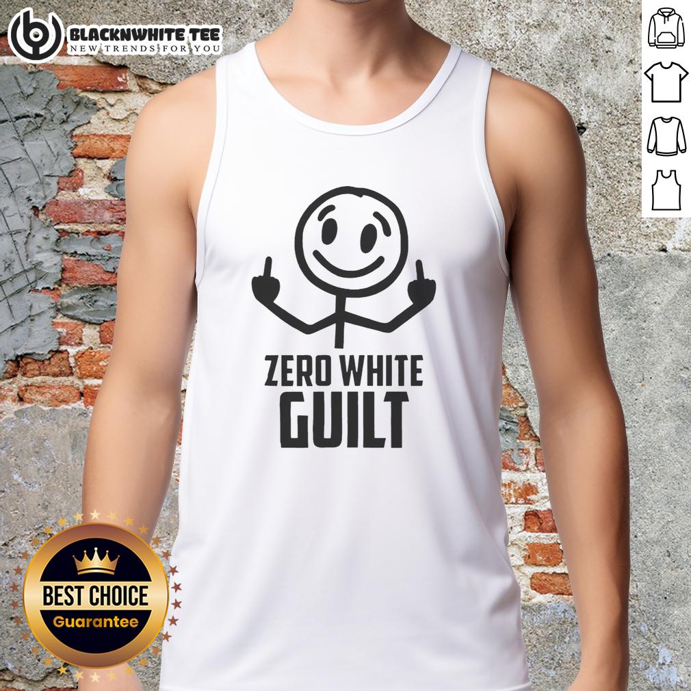 Awesome Zero White Guilt Middle Fingers T-Shirt - Image 4