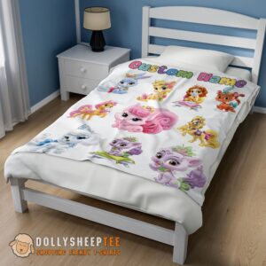 Alternative view of Perfect Cute Disney Princess Palace Pets Blanket Fleece Customized Blanket