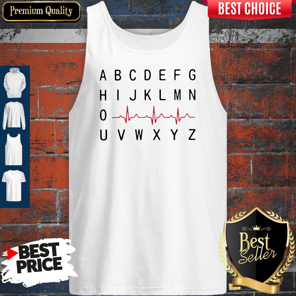 A B C D E F G Nurse Heartbeat Shirt - Image 3