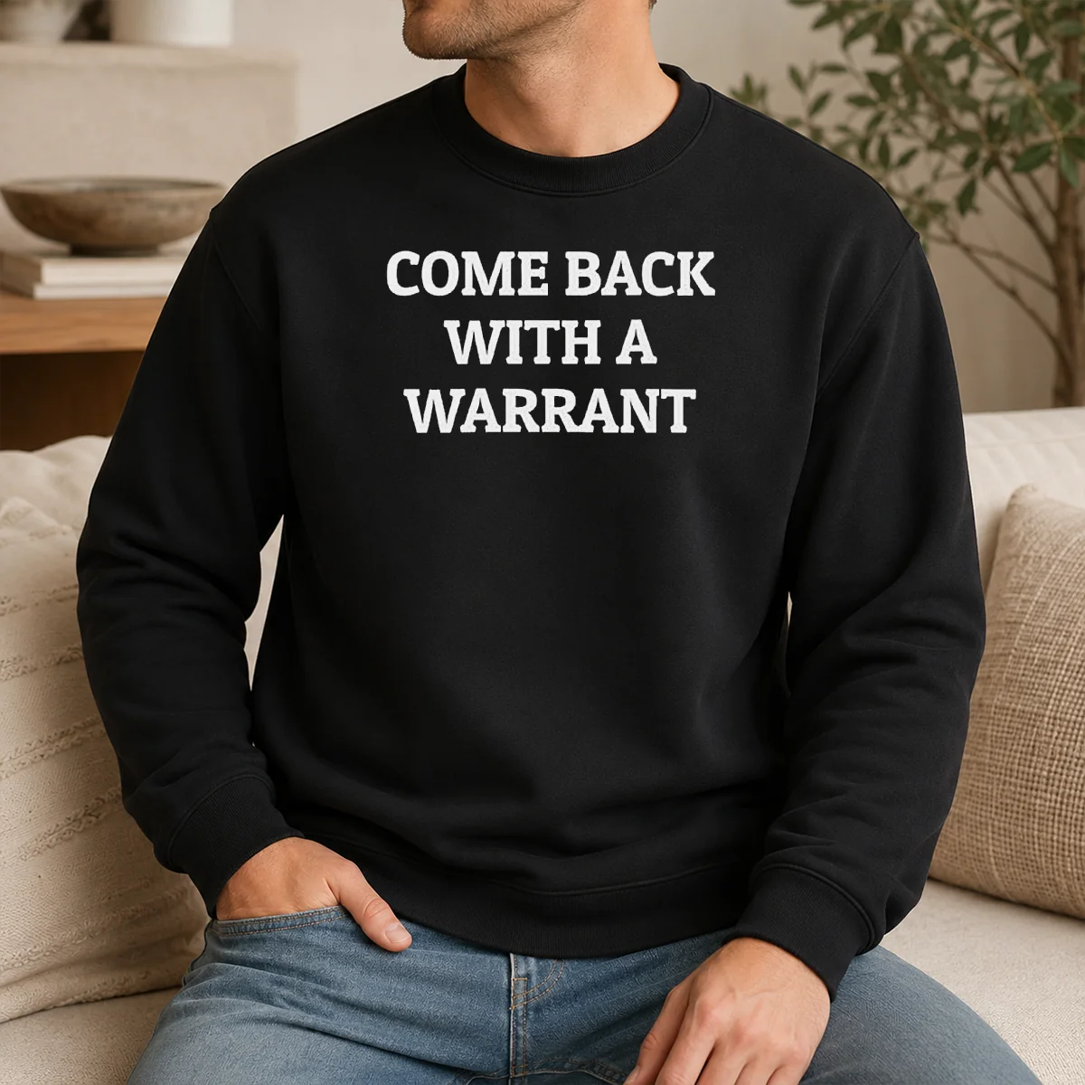Hot Come Back With A Warrant Legal Police Shirt - Image 7