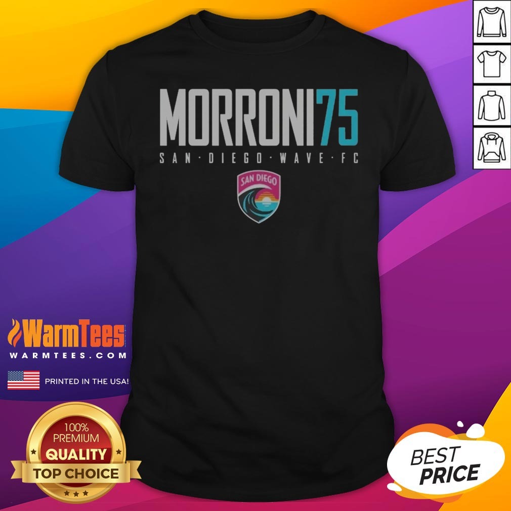 Nice San Diego Wave FC Morroni 75 San Diego Wave FC Soccer Team Shirt