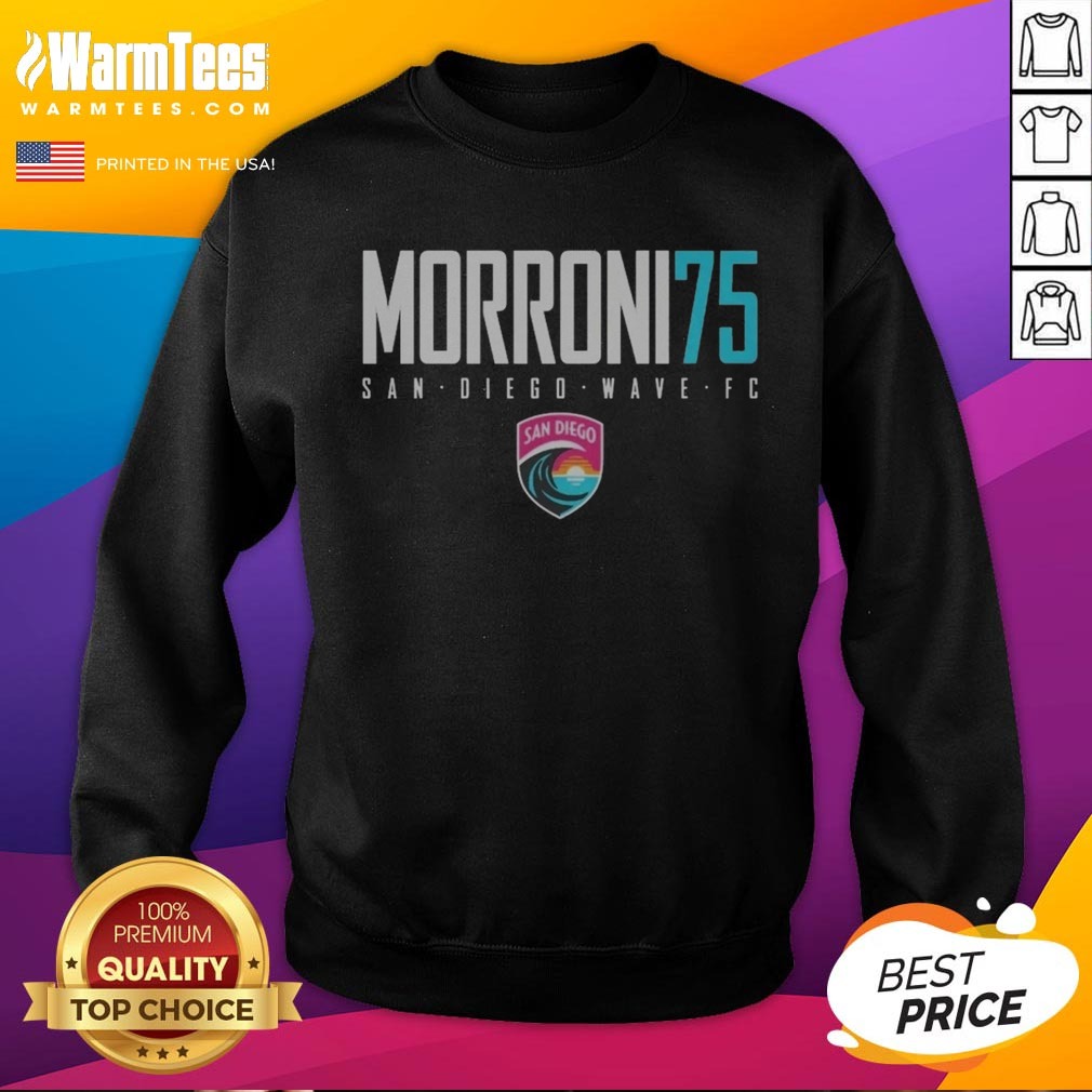 Nice San Diego Wave FC Morroni 75 San Diego Wave FC Soccer Team Shirt - Image 4