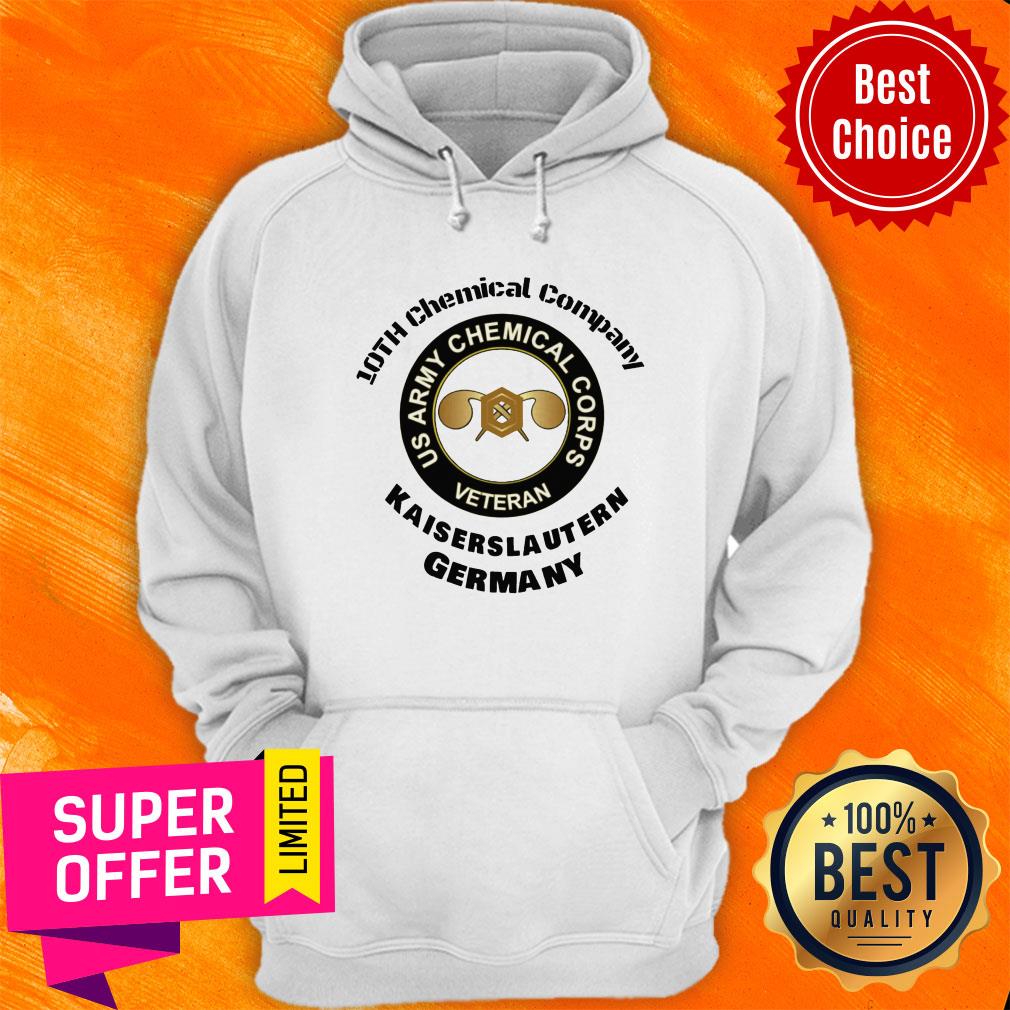 US Army Chemical Corps Veteran 10th Chemical Company Kaiserslautern Germany Shirt - Image 5