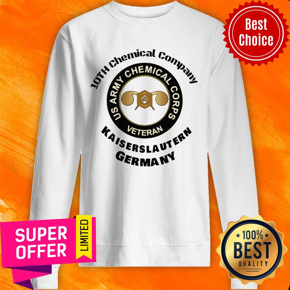 US Army Chemical Corps Veteran 10th Chemical Company Kaiserslautern Germany Shirt - Image 4