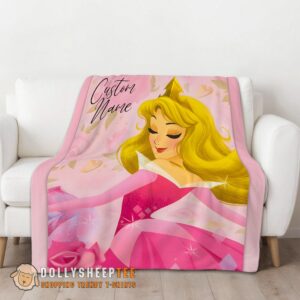 Alternative view of Awesome Disney Sleeping Beauty Aurora Princess Blanket Fleece Customized Blanket