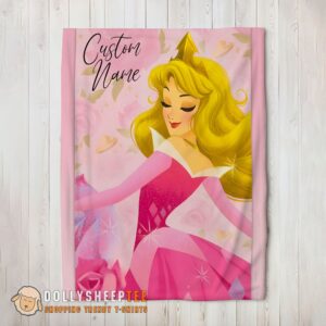 Awesome Disney Sleeping Beauty Aurora Princess Blanket Fleece Customized Blanket