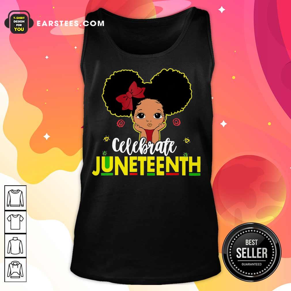 Top Black Girl Kids Juneteenth Shirt - Image 2