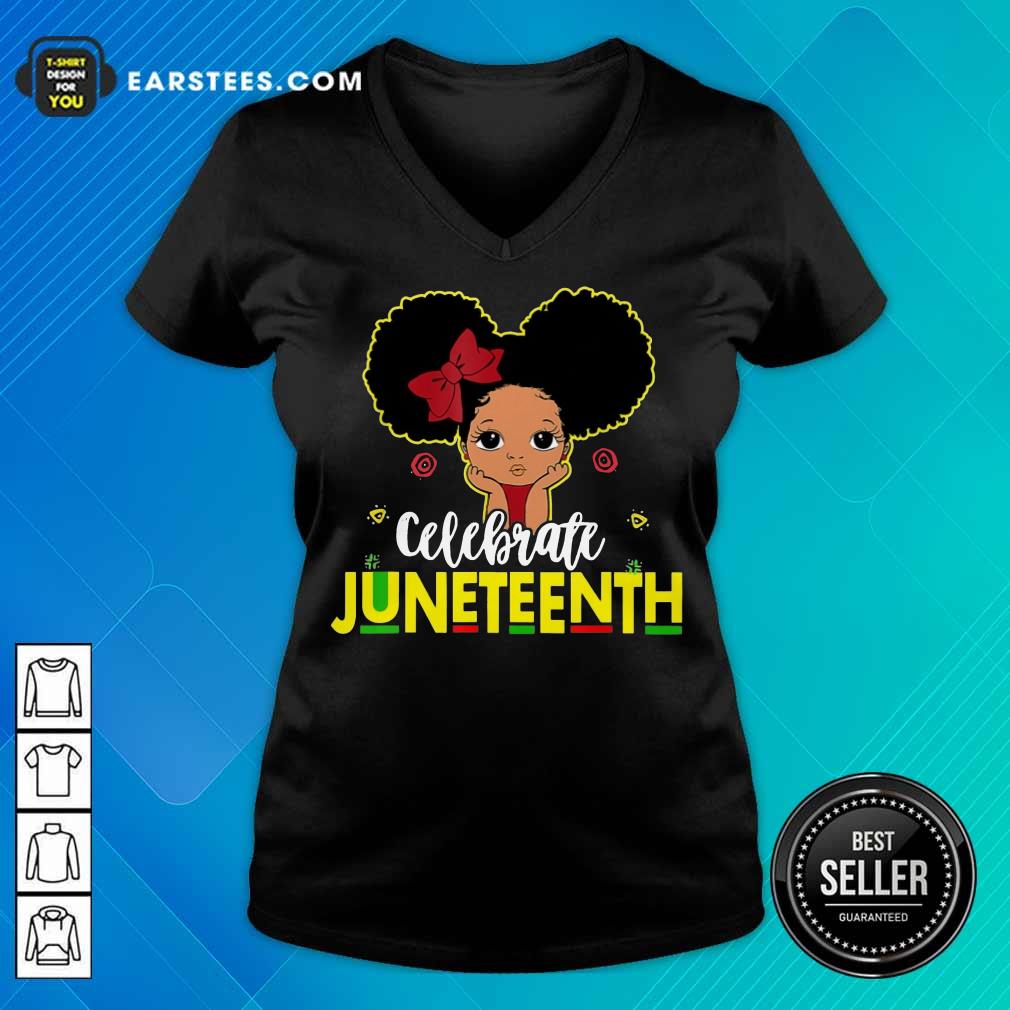 Top Black Girl Kids Juneteenth Shirt - Image 5