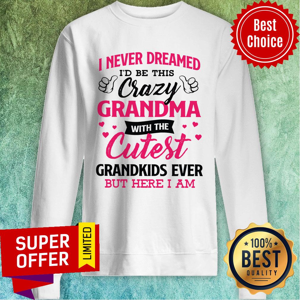 Top I Never Dreamed I’d Be This Crazy Grandma With The Cutest Shirt - Image 2