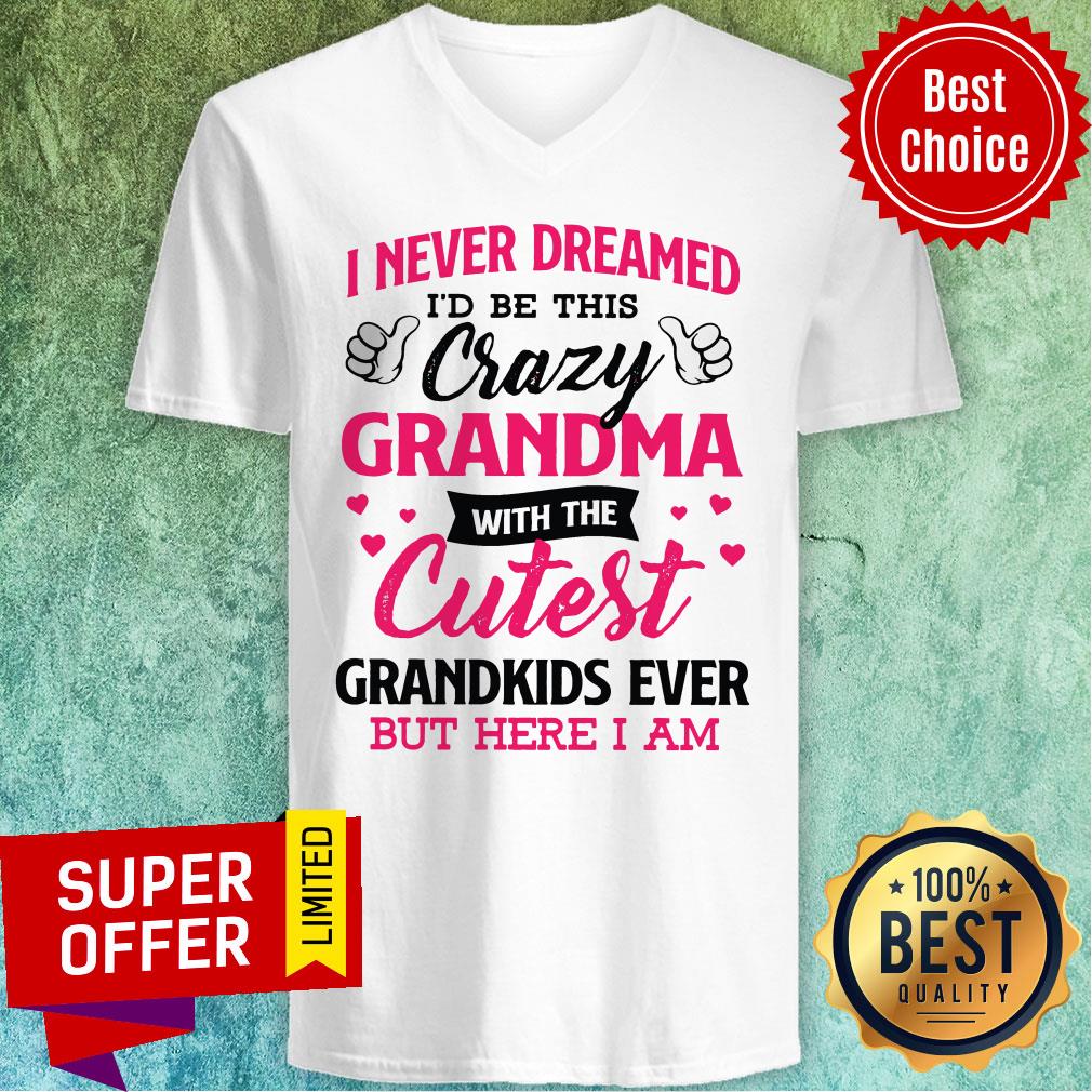 Top I Never Dreamed I’d Be This Crazy Grandma With The Cutest Shirt - Image 4