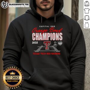 Alternative view of Awesome Texas Tech Red Raiders 2026 Orange Bowl Champions Classic T-Shirt