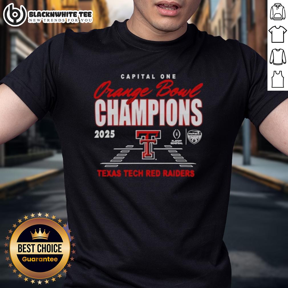 Awesome Texas Tech Red Raiders 2026 Orange Bowl Champions Classic T-Shirt
