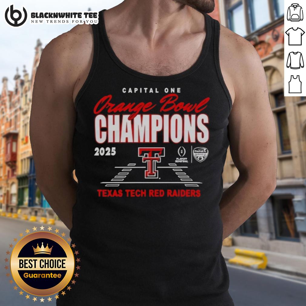 Awesome Texas Tech Red Raiders 2026 Orange Bowl Champions Classic T-Shirt - Image 4