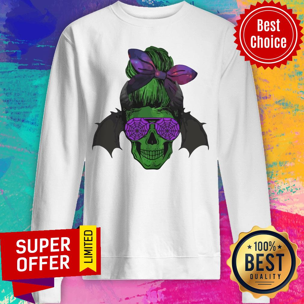 Awesome Batman Skull Bow Shirt - Image 2