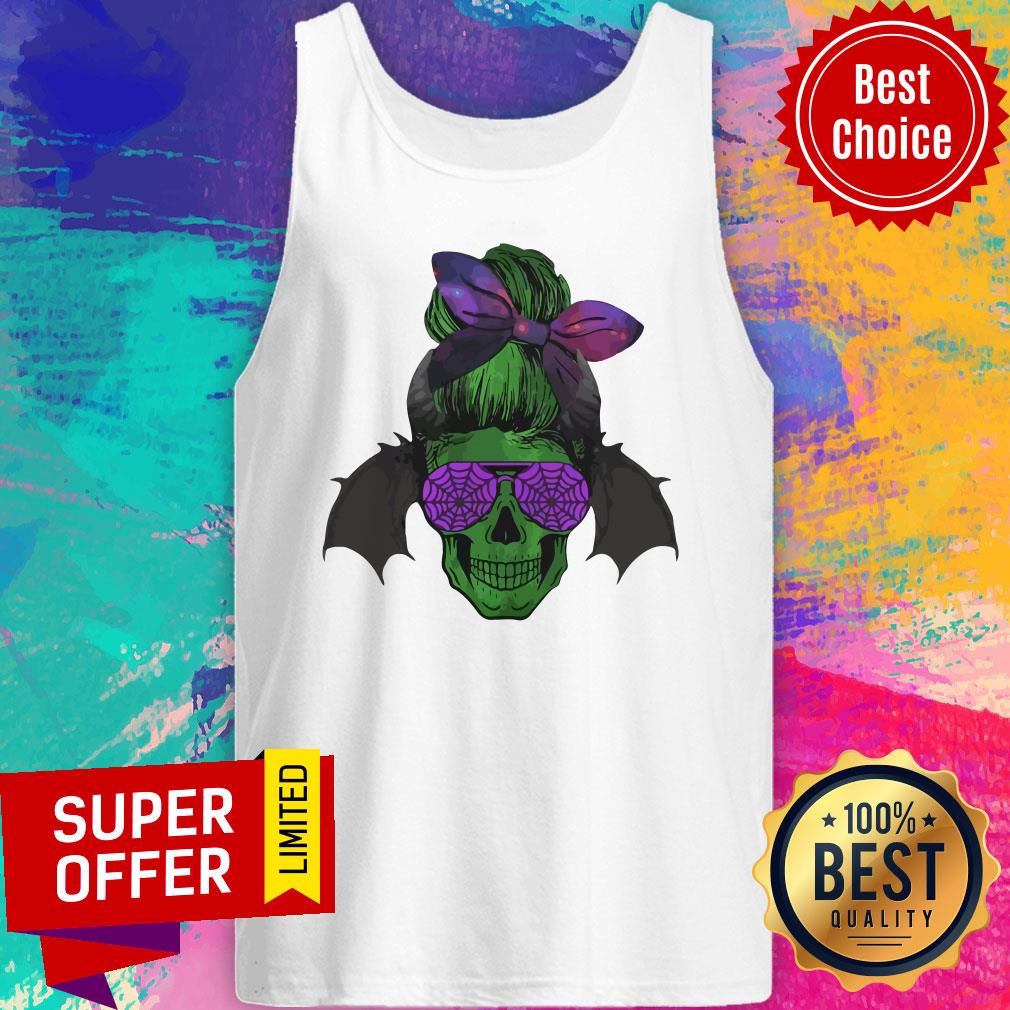 Awesome Batman Skull Bow Shirt - Image 5