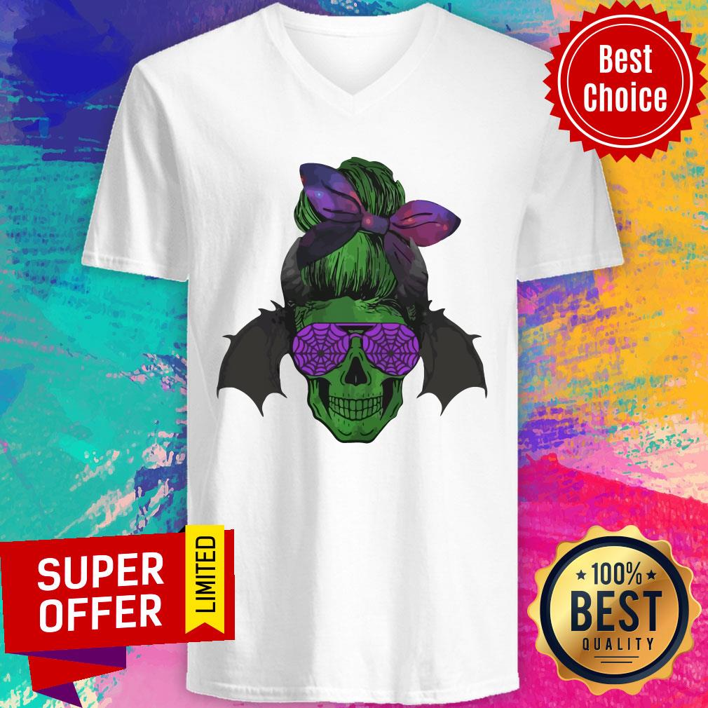 Awesome Batman Skull Bow Shirt - Image 4