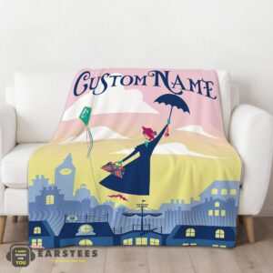 Alternative view of Good Mary Poppins Returns Holiday Blanket Fleece Customized Blanket