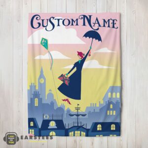 Good Mary Poppins Returns Holiday Blanket Fleece Customized Blanket