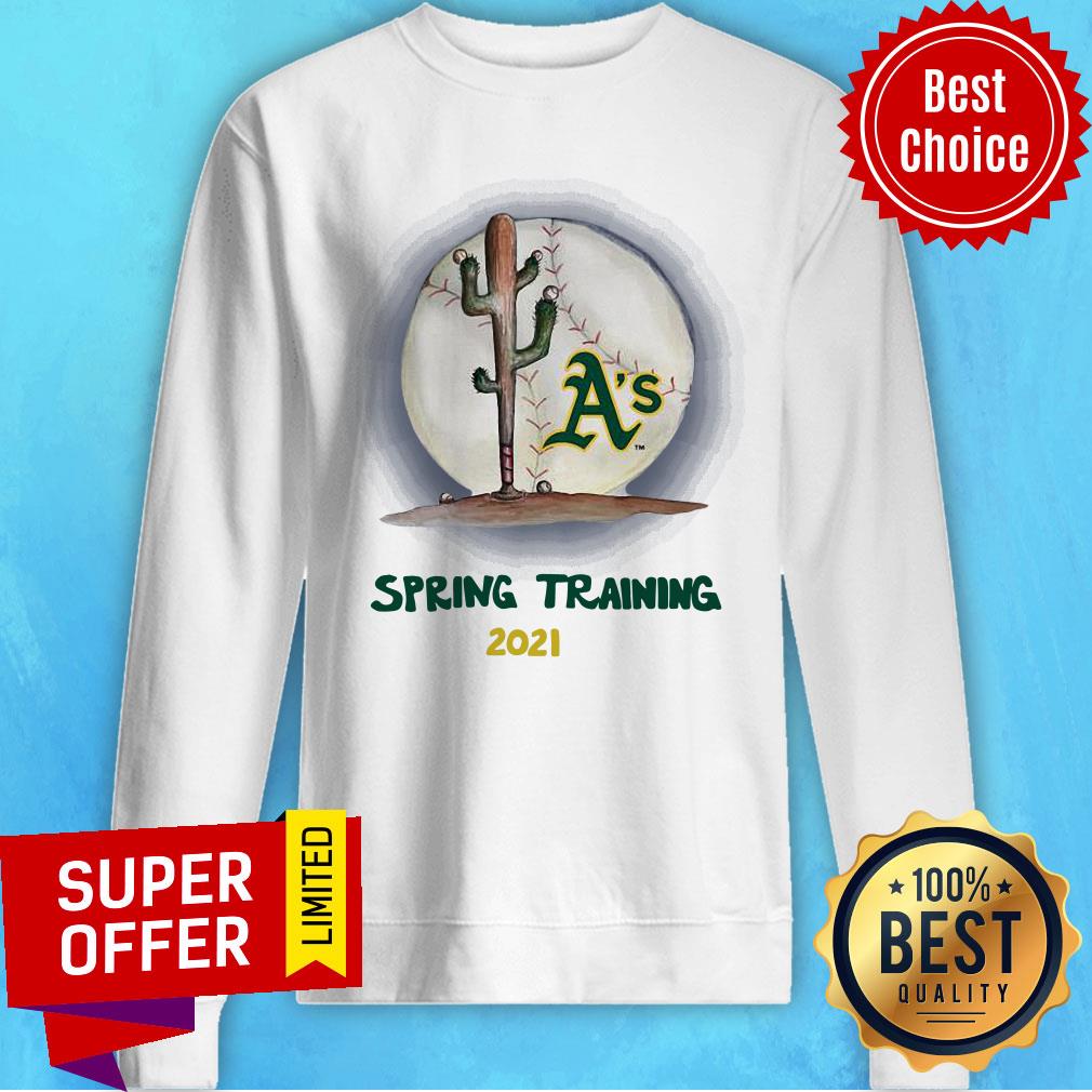 Nice Oakland Athletics MLB 2021 Spring Training 2021 Shirt - Image 4