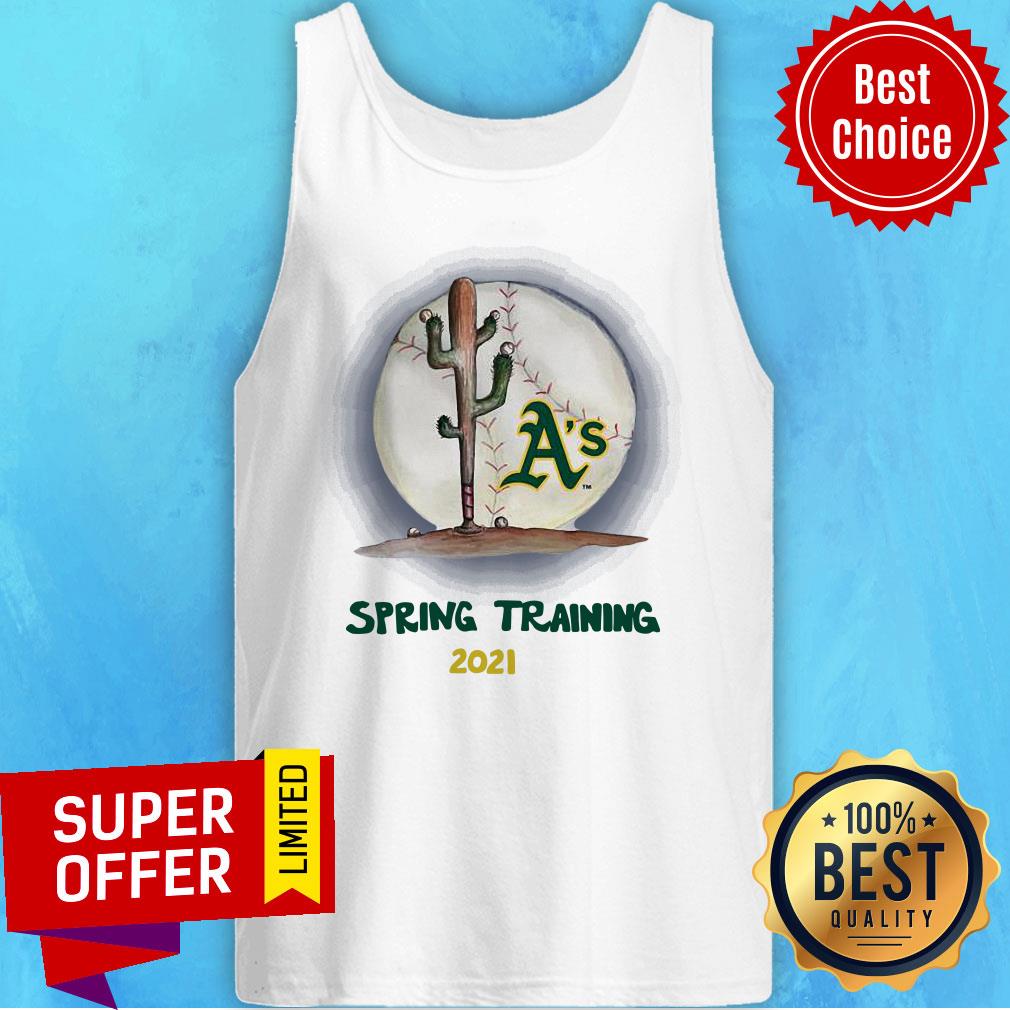 Nice Oakland Athletics MLB 2021 Spring Training 2021 Shirt - Image 3