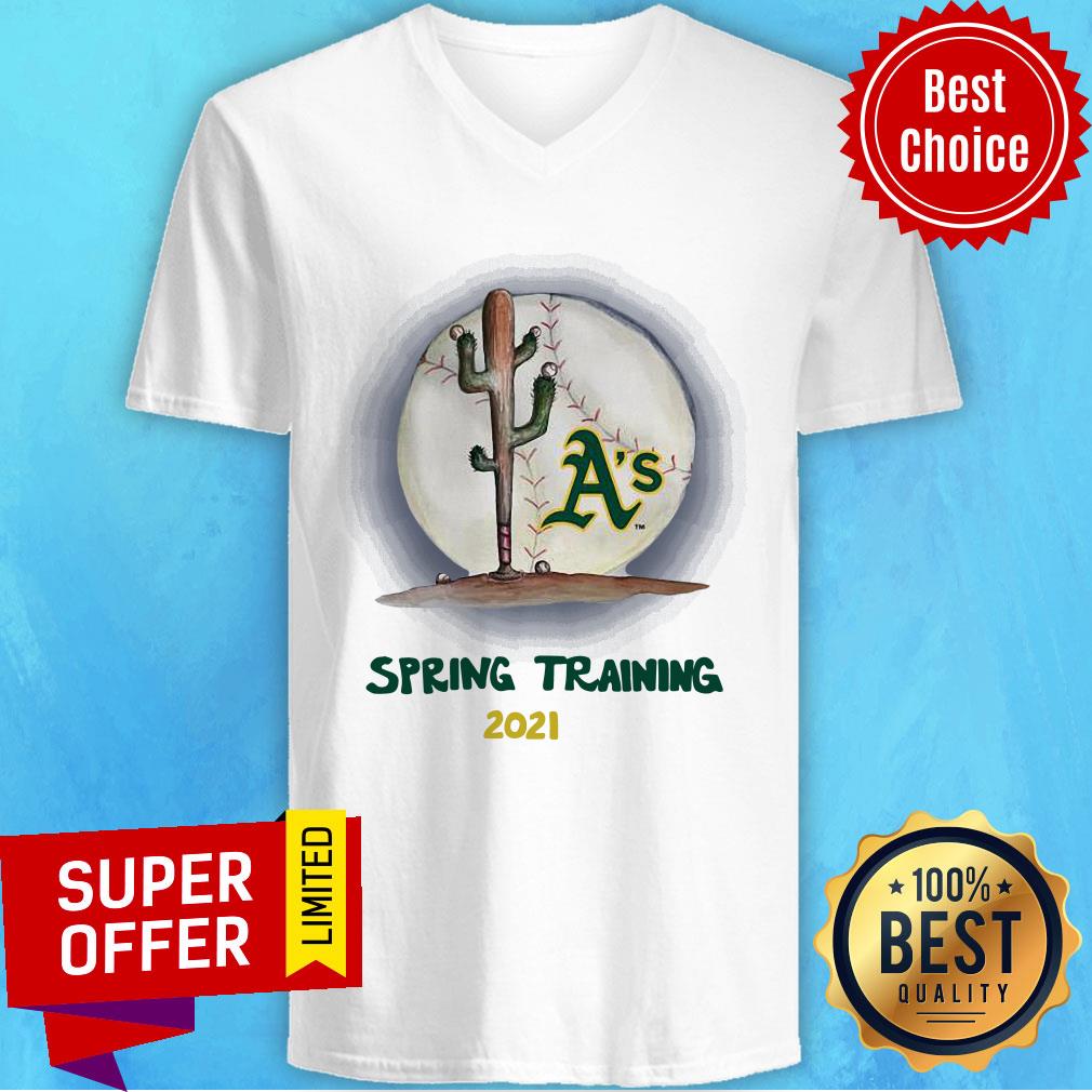 Nice Oakland Athletics MLB 2021 Spring Training 2021 Shirt - Image 2