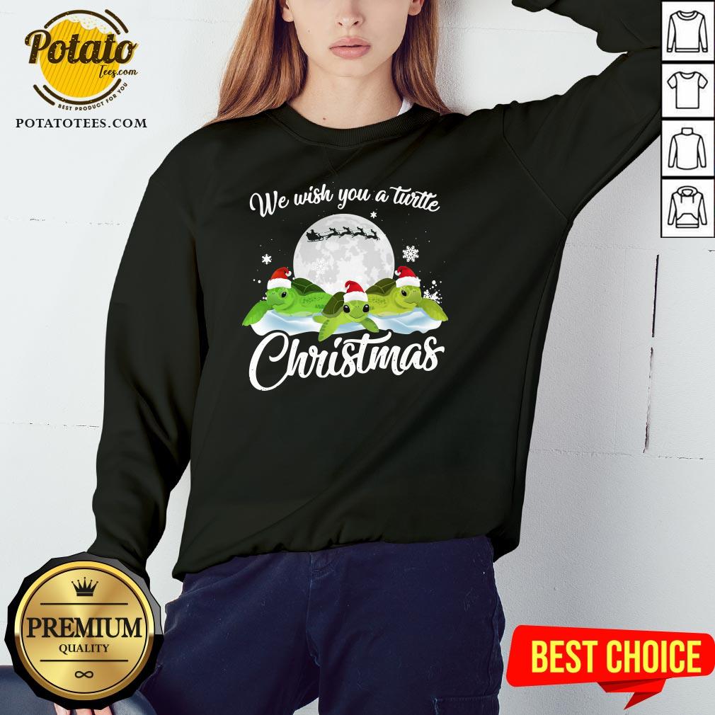 Perfect We Wish You A Turtle Christmas Shirt - Image 4