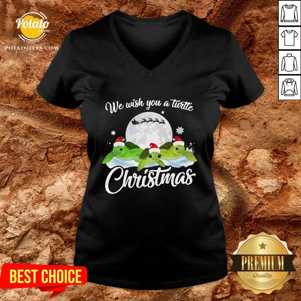Perfect We Wish You A Turtle Christmas Shirt - Image 2