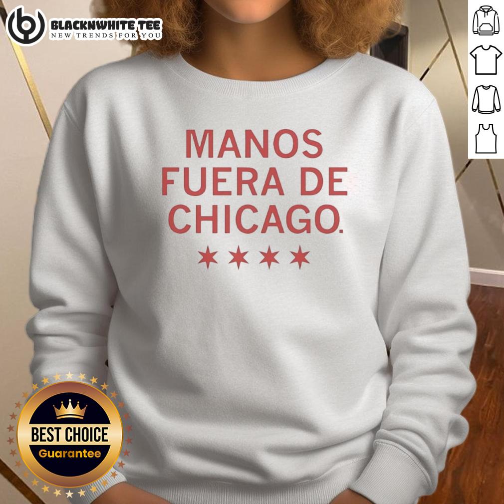 Good Hands Off Chicago Spanish T-Shirt - Image 5