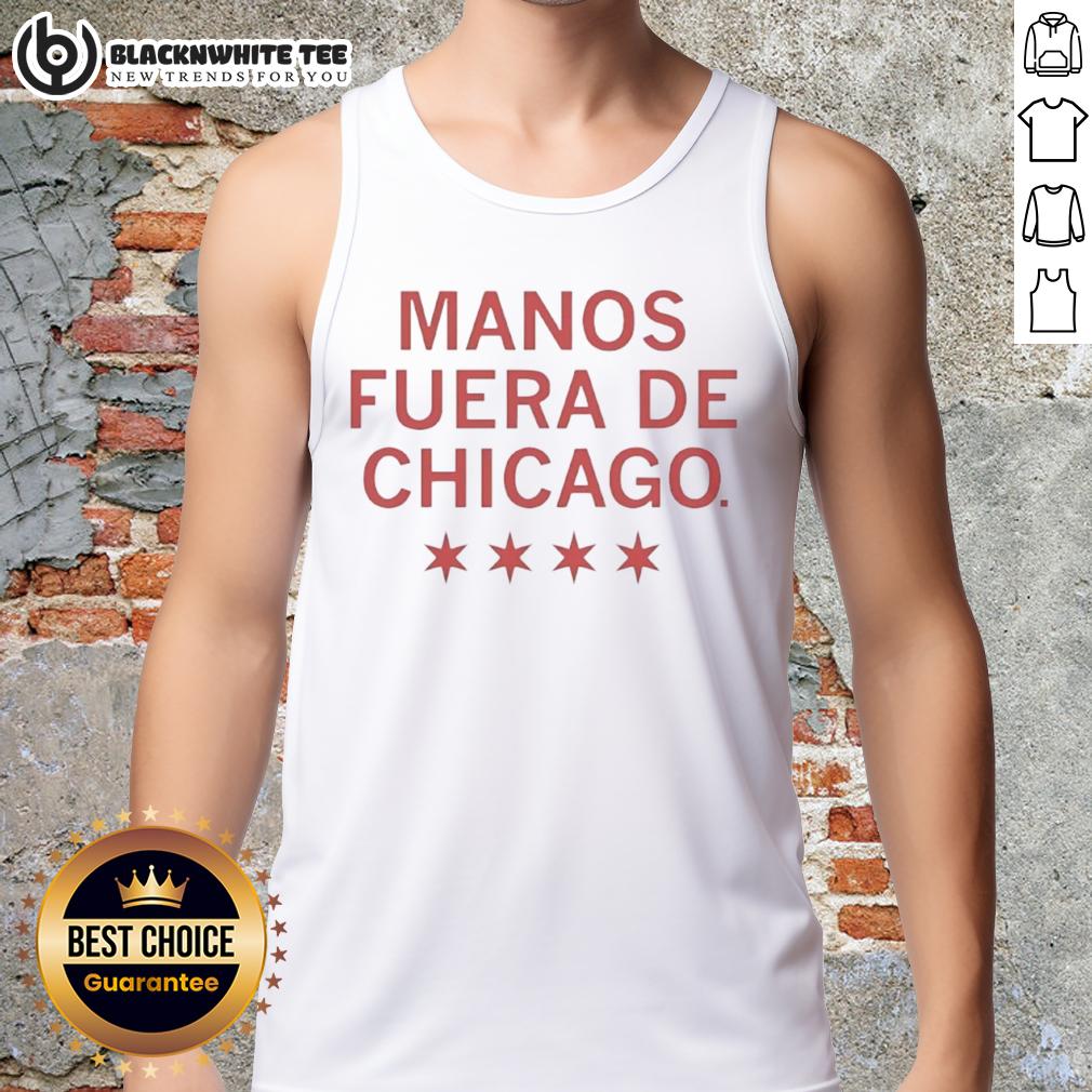 Good Hands Off Chicago Spanish T-Shirt - Image 4