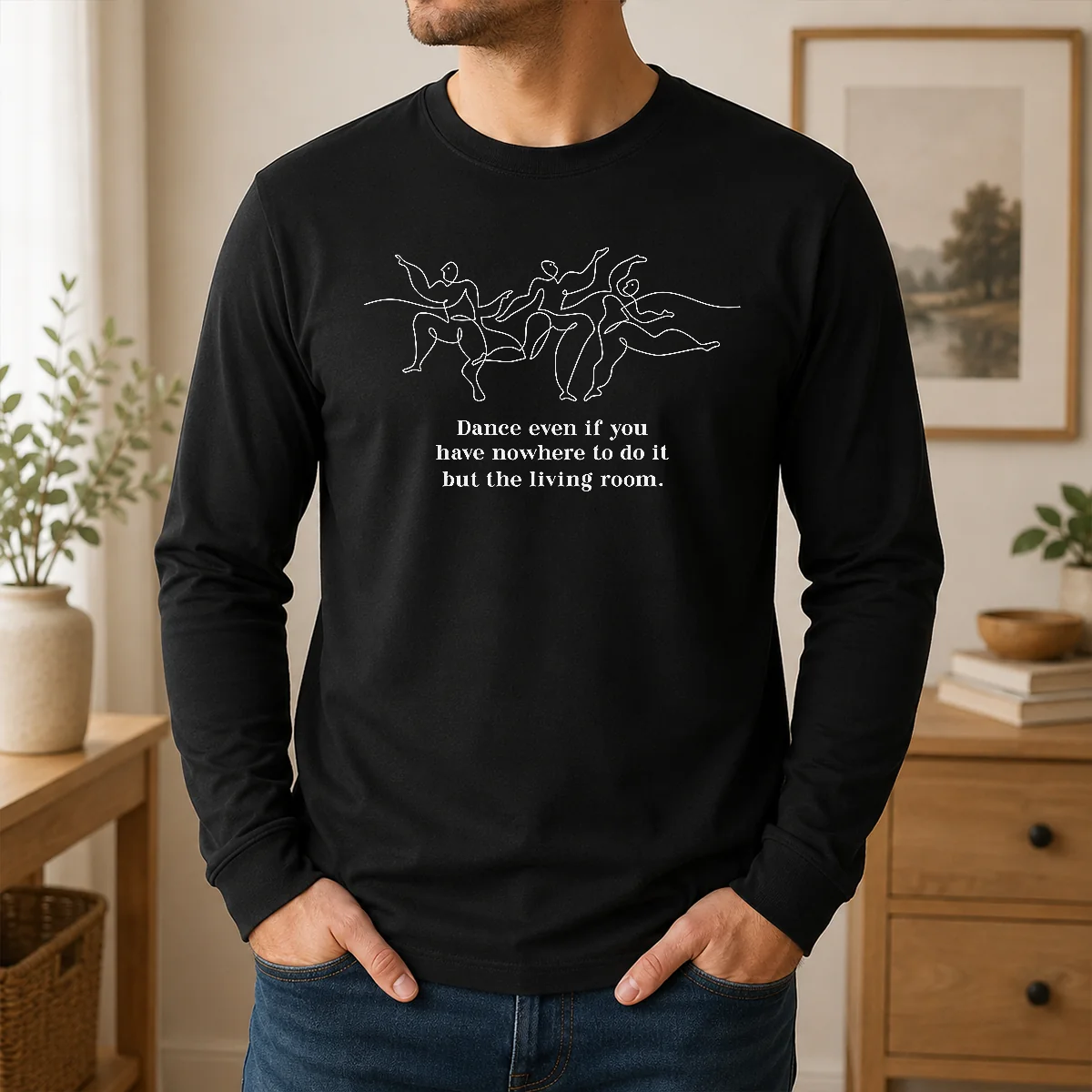 Original Contemporary 'Dance Always' Organic Shirt - Image 6
